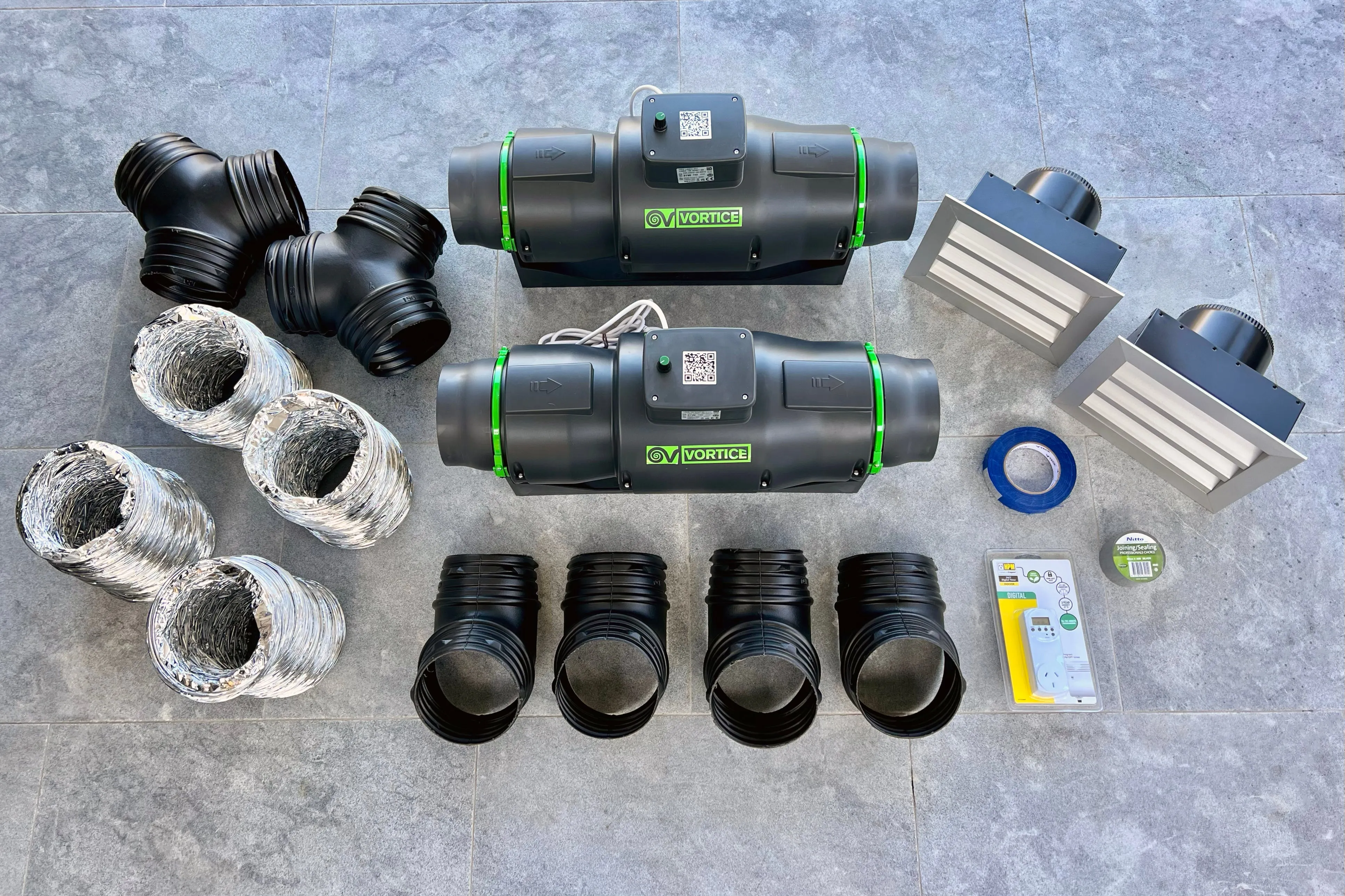 Super Quiet Energy Saving Sub Floor Ventilation Kits (EC Motors)