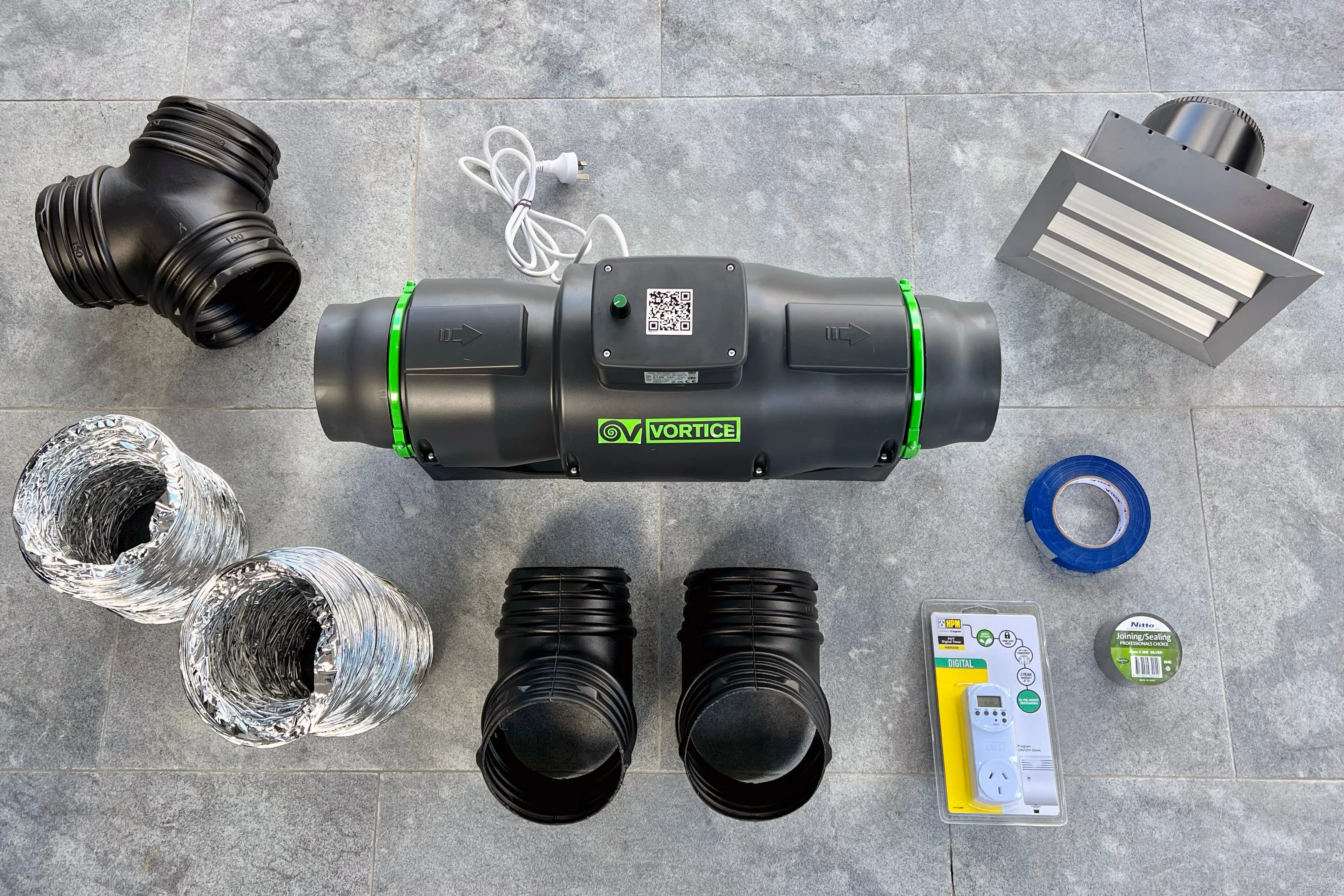 Super Quiet Energy Saving Sub Floor Ventilation Kits (EC Motors)