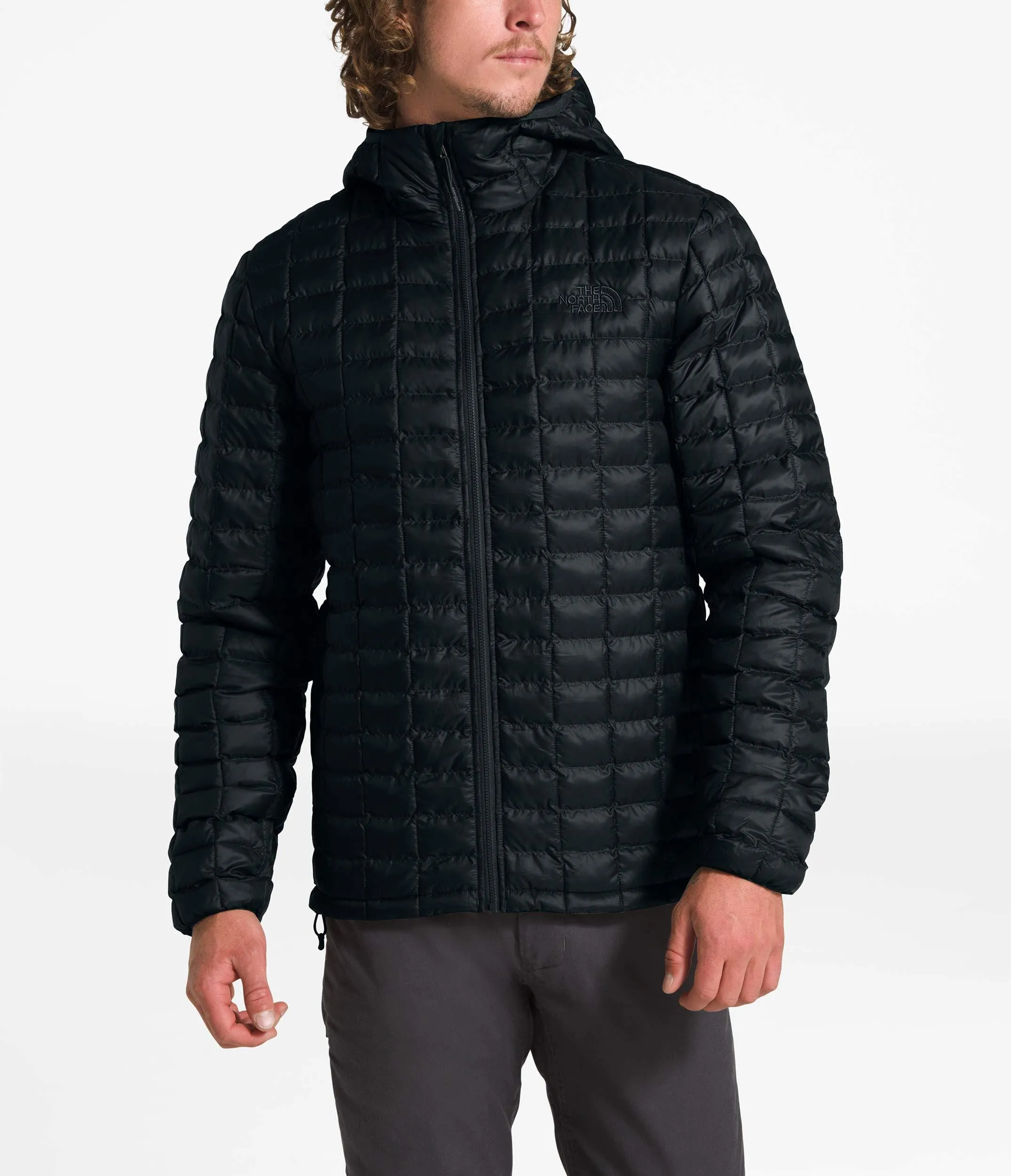 The North Face Men's Thermoball Eco Hoodie Jacket, TNF Black Matte, XL