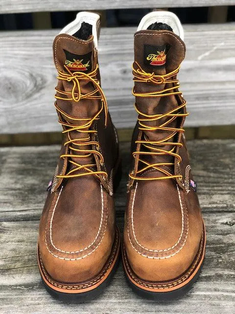 Thorogood Men's 1957 Series Crazy Horse 8" Waterproof Steel Toe Work Boots 804-3898