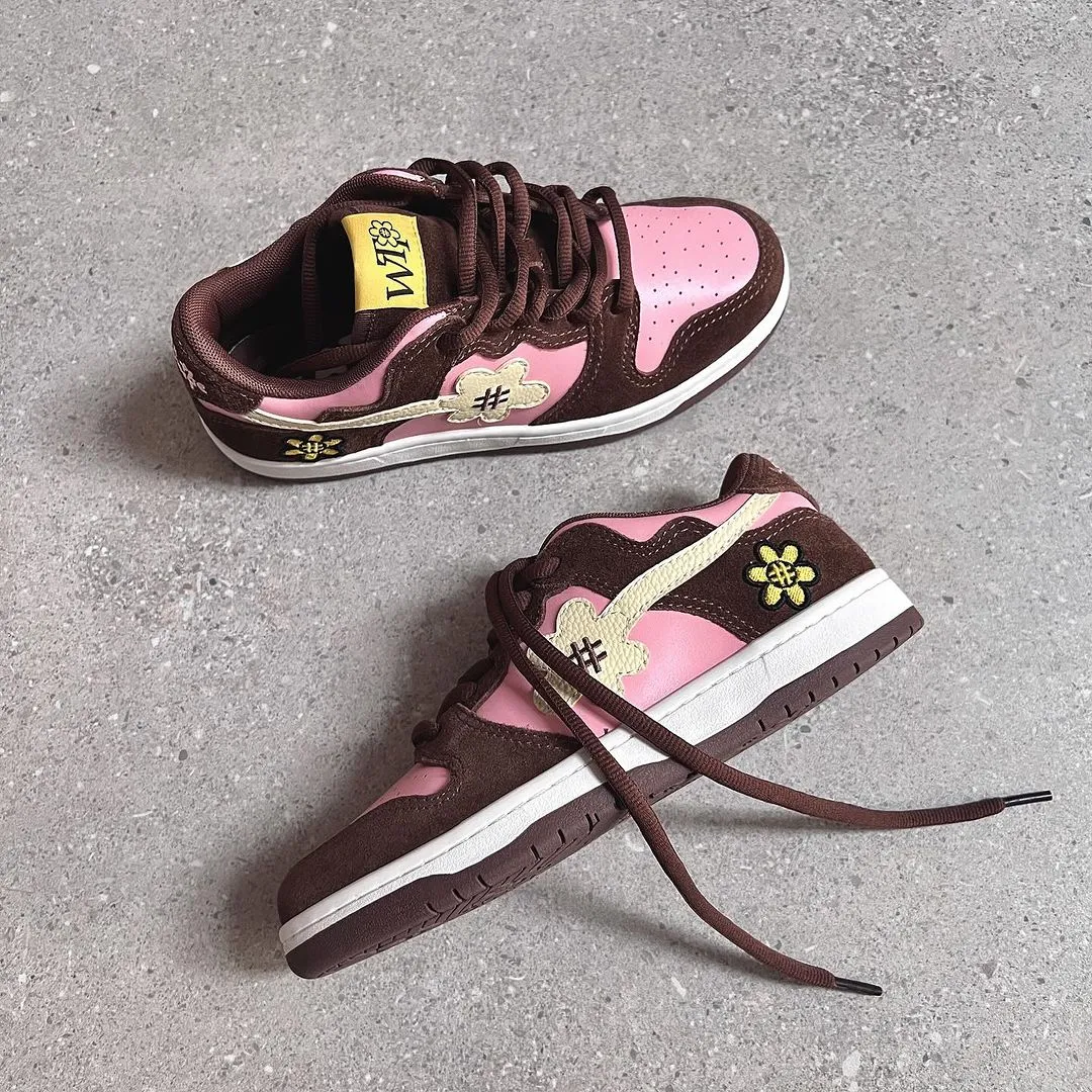 WATER THE PLANT COTTON CANDY PINK BROWN
