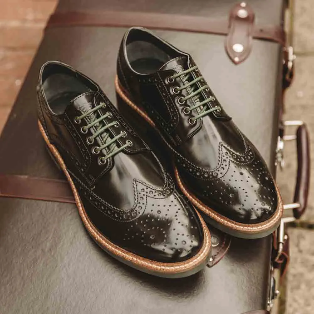 Woburn Hi Shine Brogue Shoes