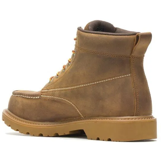 Wolverine Men's Floorhand 6" Steel Toe WP Work Boot -Tan- W221049