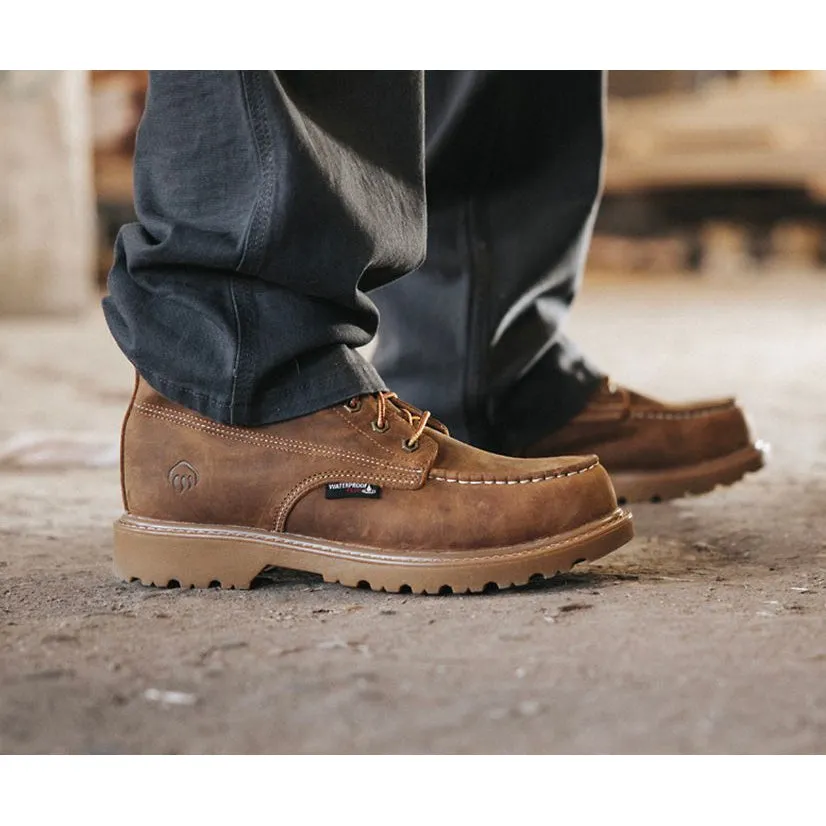 Wolverine Men's Floorhand 6" Steel Toe WP Work Boot -Tan- W221049