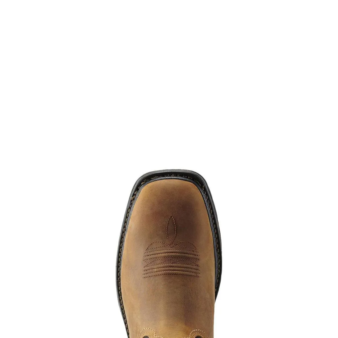 WorkHog Steel-Toe Waterproof Wide Square Toe Work Boot Aged Bark